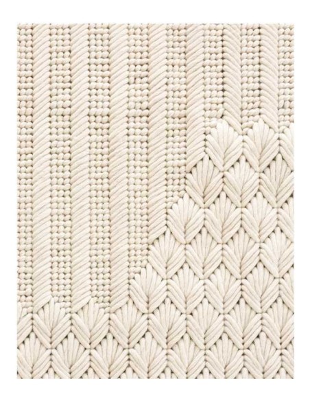 tappeto moderno GAN Chaddar White 