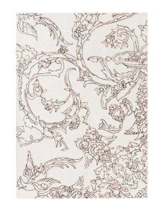 tappeto moderno GAN Chain Stitch Fenix Ginger