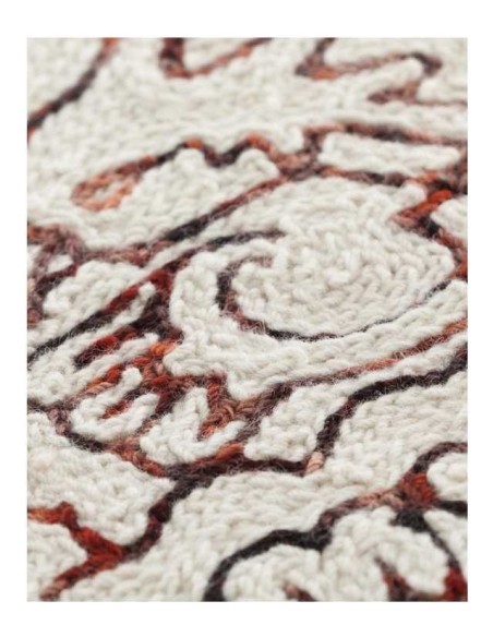 tappeto moderno GAN Chain Stitch Fenix Ginger