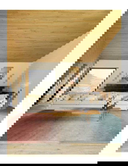 tappeto moderno GAN Degrade Petrol-Wine