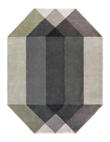 tappeto moderno GAN Diamond Green-Grey tappeto moderno GAN Diamond Green-Grey