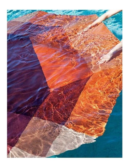 tappeto moderno GAN Diamond Kilim Orange-Wine 