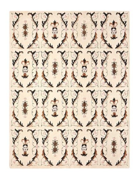 tappeto moderno GAN Dreams Medieval Faces Brown