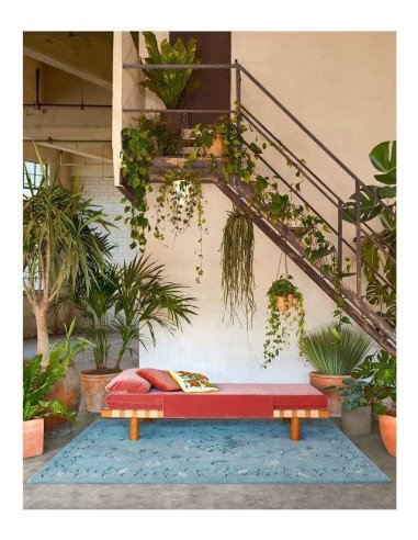 tappeto moderno GAN Dreams White Daisy Green 