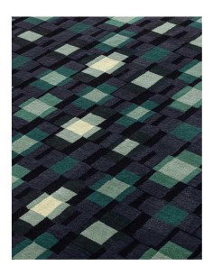 tappeto moderno GAN Echo Green  2