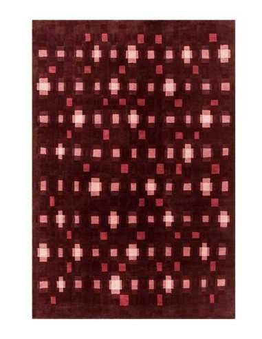 tappeto moderno GAN Echo Red