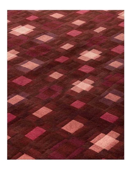 tappeto moderno GAN Echo Red