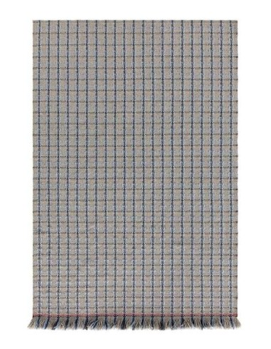 tappeto moderno GAN Garden Layers Checks Blue