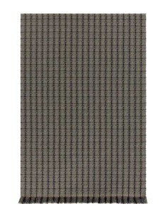 tappeto moderno GAN Garden Layers Checks Green