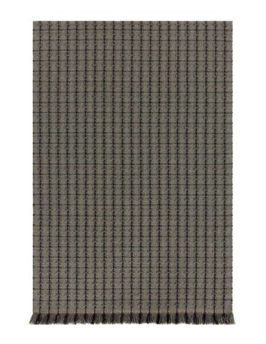 tappeto moderno GAN Garden Layers Checks Green