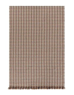 tappeto moderno GAN Garden Layers Checks Terracotta