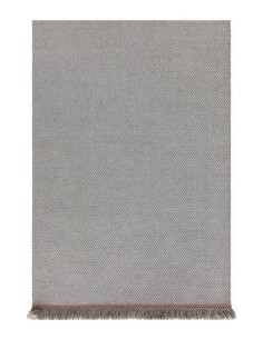 tappeto moderno GAN Garden Layers Diagonal Almond-Blue