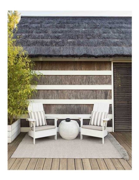 tappeto moderno GAN Garden Layers Diagonal Almond-Ivory