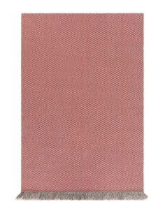 tappeto moderno GAN Garden Layers Diagonal Almond-Red