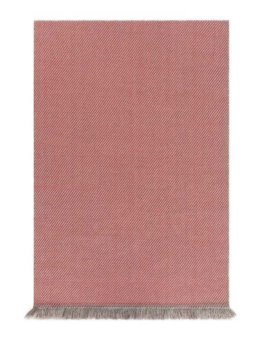 tappeto moderno GAN Garden Layers Diagonal Almond-Red