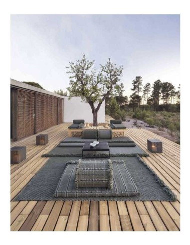 tappeto moderno GAN Garden Layers Gofre Green
