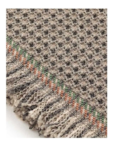 tappeto moderno GAN Garden Layers Gofre Terracotta