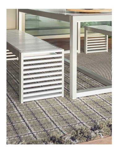 tappeto moderno GAN Garden Layers Tartan Green 
