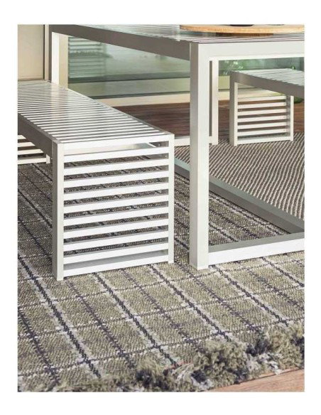 tappeto moderno GAN Garden Layers Tartan Green 