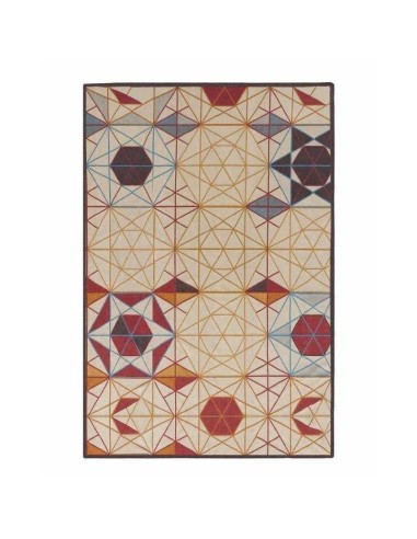 tappeto moderno GAN Hexa Rectangular Orange