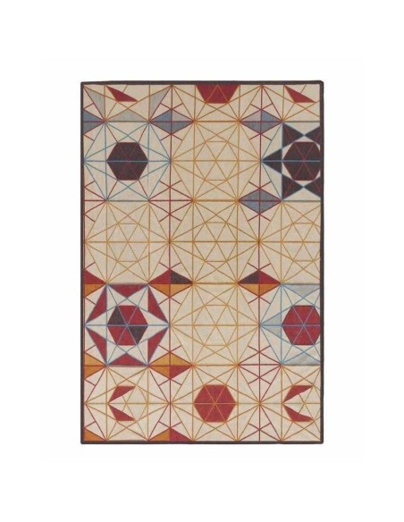 tappeto moderno GAN Hexa Rectangular Orange