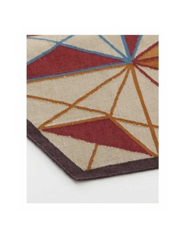 tappeto moderno GAN Hexa Rectangular Orange