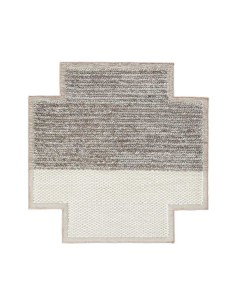tappeto moderno GAN Mangas Space Plait Square Ivory