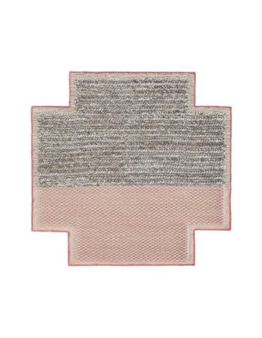 tappeto moderno GAN Mangas Space Plait Square Pink