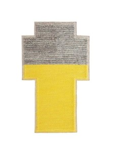 tappeto moderno GAN Mangas Space Plait Yellow