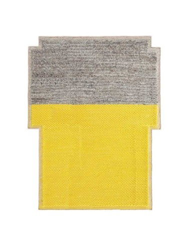 tappeto moderno GAN Mangas Space Plait Yellow