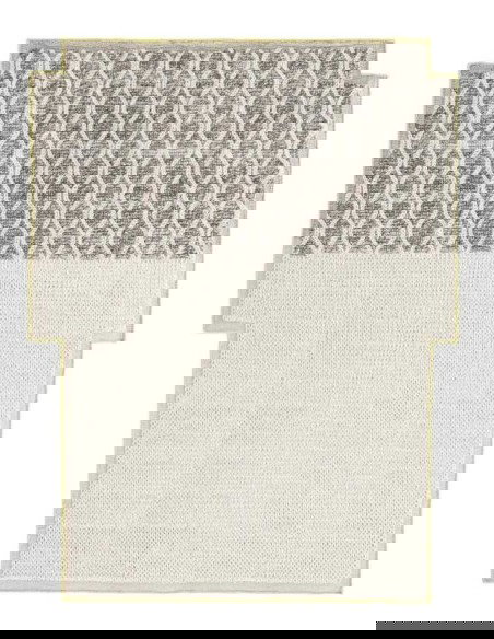 tappeto moderno GAN Mangas Space Rhombus Ivory