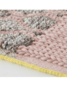 tappeto moderno GAN Mangas Space Rhombus Pink 2