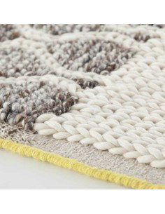 tappeto moderno GAN Mangas Space Rhombus Square Ivory 2