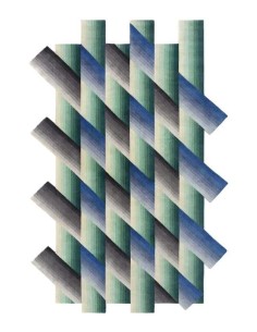 tappeto moderno GAN Mirage Blue