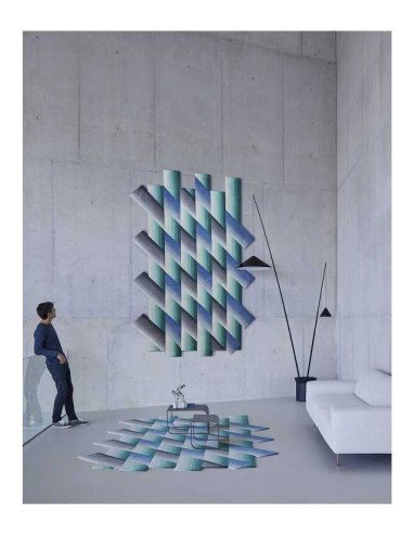 tappeto moderno GAN Mirage Blue