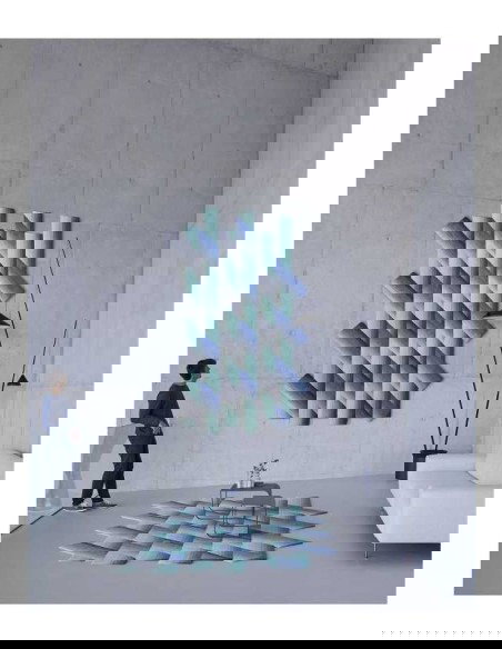 tappeto moderno GAN Mirage Blue