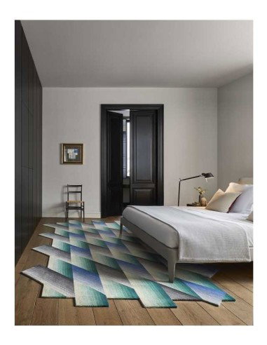 tappeto moderno GAN Mirage Blue