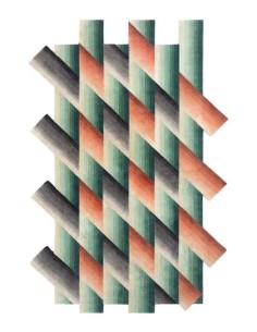 tappeto moderno GAN Mirage Orange