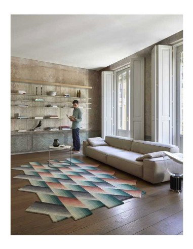 tappeto moderno GAN Mirage Orange