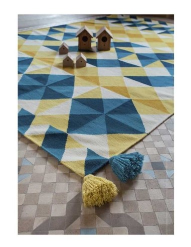 tappeto moderno GAN Mosaiek Yellow