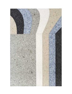 tappeto moderno GAN Nuances Curve Volcano