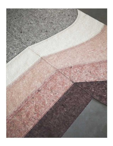 tappeto moderno GAN Nuances Round Burgundy