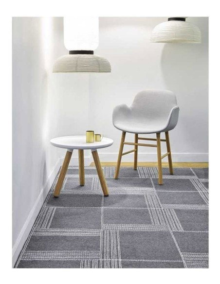 tappeto moderno GAN Oryza White