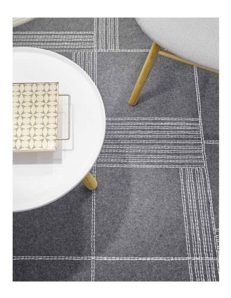 tappeto moderno GAN Oryza White