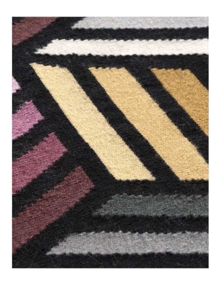 tappeto moderno GAN Parquet Hexagon Orange 