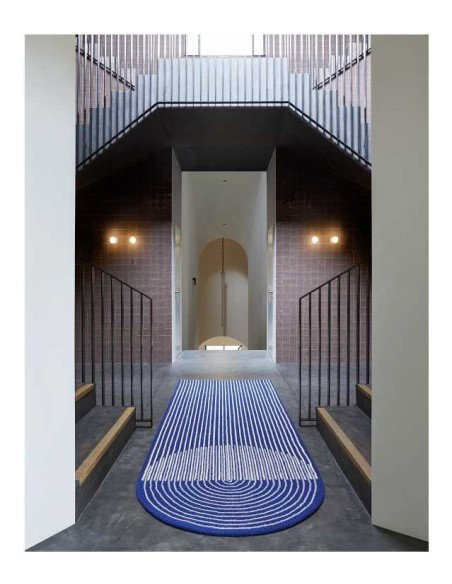 tappeto moderno GAN Ply Blue