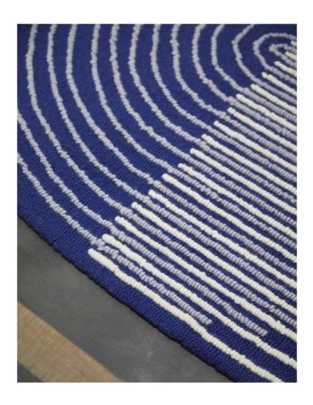 tappeto moderno GAN Ply Blue