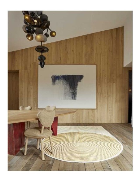 tappeto moderno GAN Ply Yellow