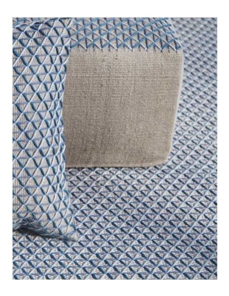 tappeto moderno GAN Raw Blue