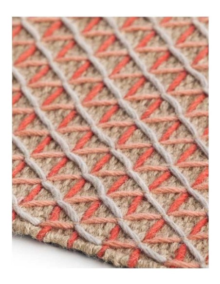 tappeto moderno GAN Raw Pink